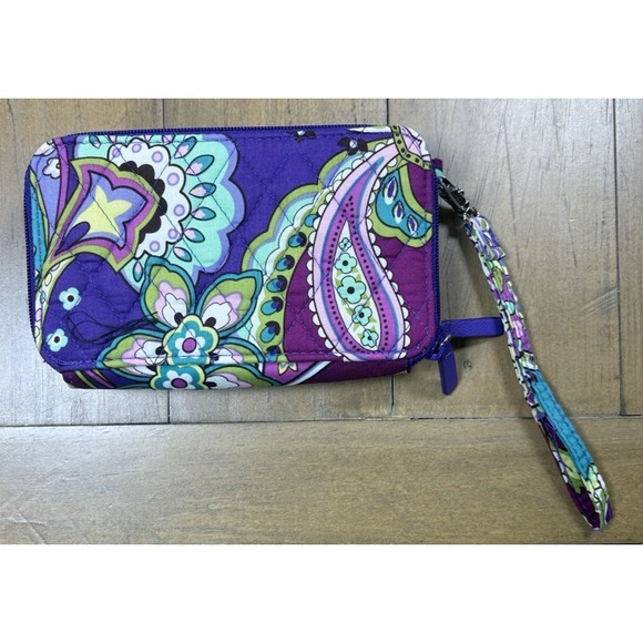 Vera Bradley Handbags - Vera Bradley All in One Crossbody Heather Pattern Purse Wristlet Wallet 2013